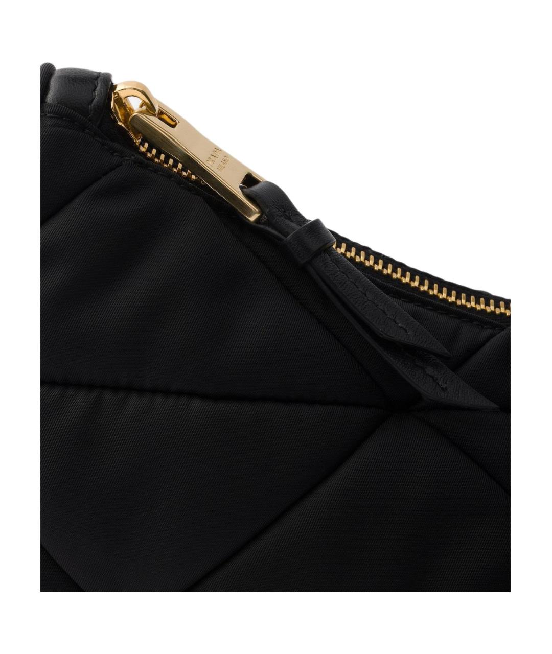 PRADA Черная тканевая сумка через плечо, фото 4