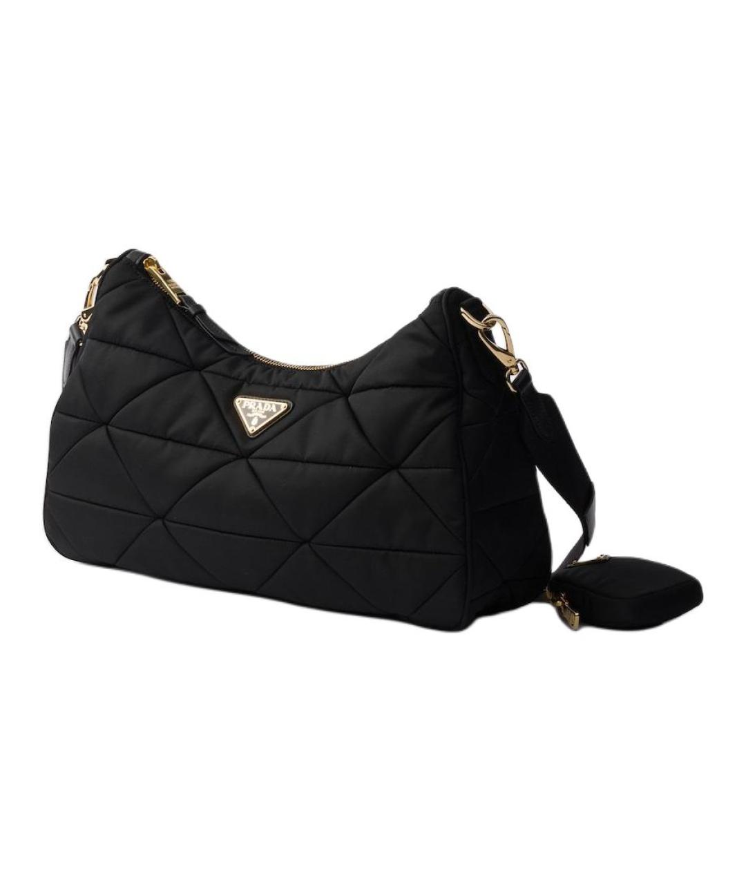 PRADA Черная тканевая сумка через плечо, фото 2