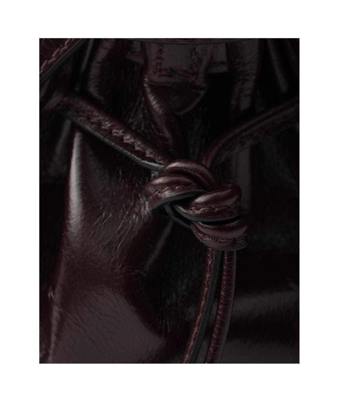 PRADA Коричневая кожаная сумка через плечо, фото 5