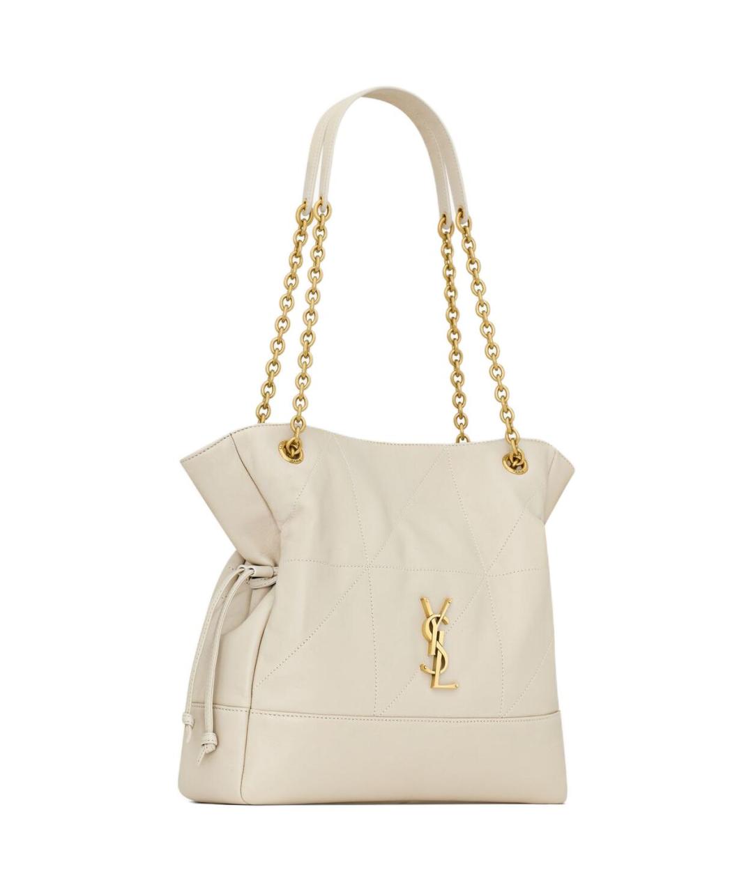 SAINT LAURENT Белая сумка через плечо, фото 3
