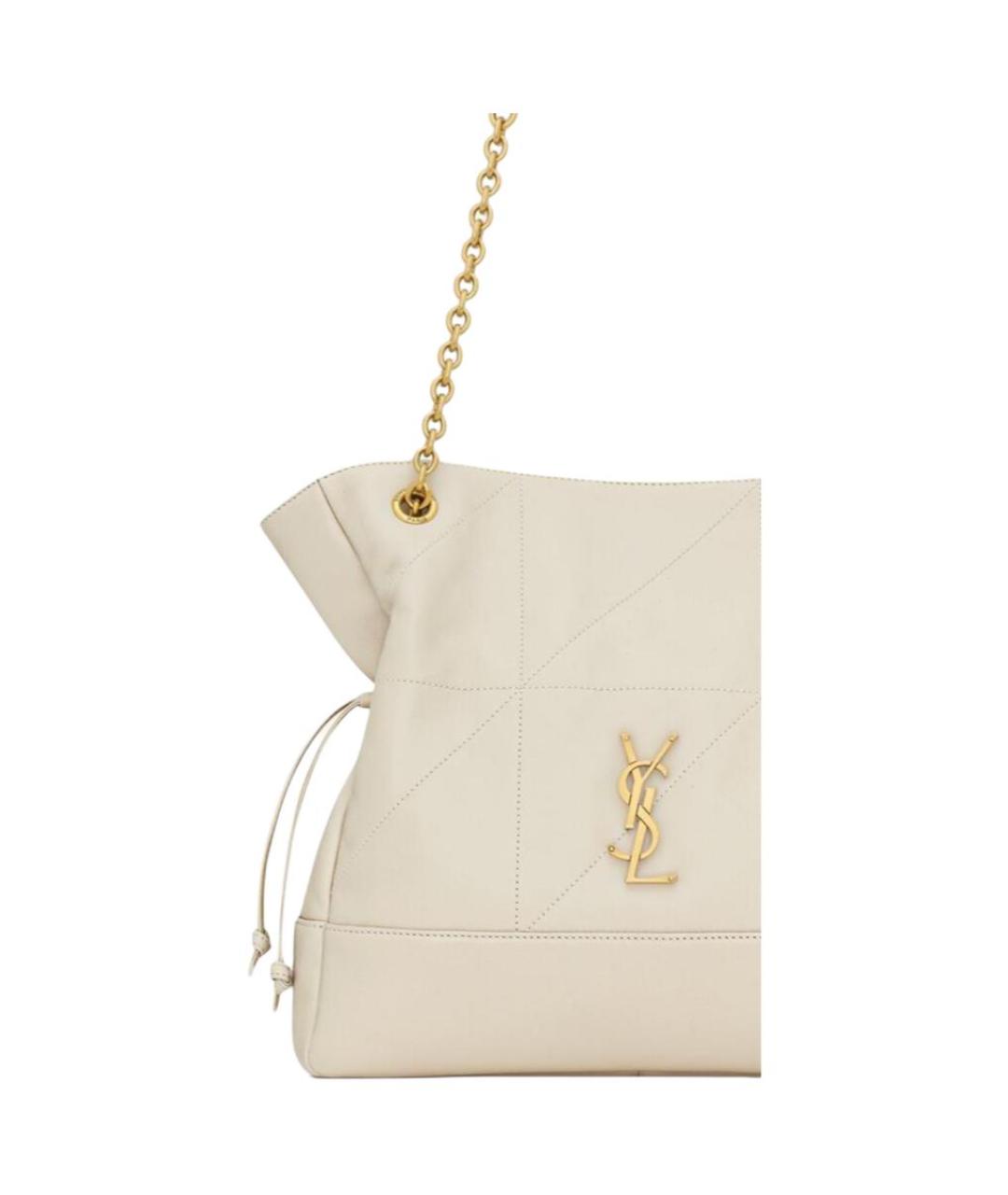 SAINT LAURENT Белая сумка через плечо, фото 6