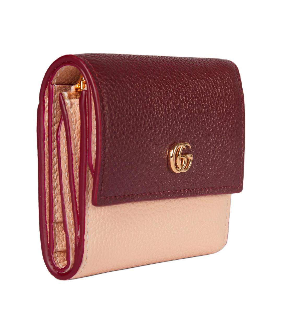 GUCCI Красный кожаный кошелек, фото 2