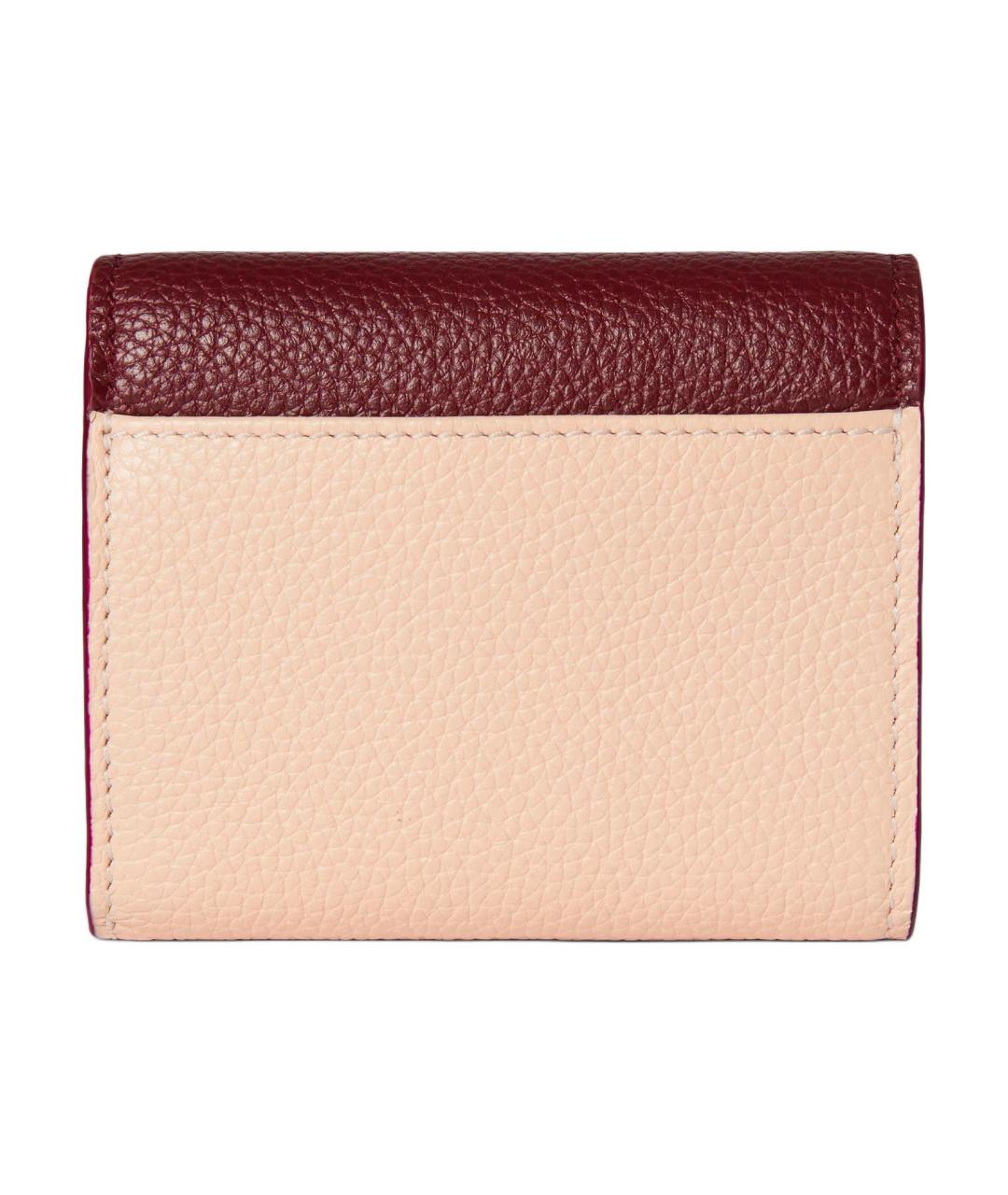 GUCCI Красный кожаный кошелек, фото 3