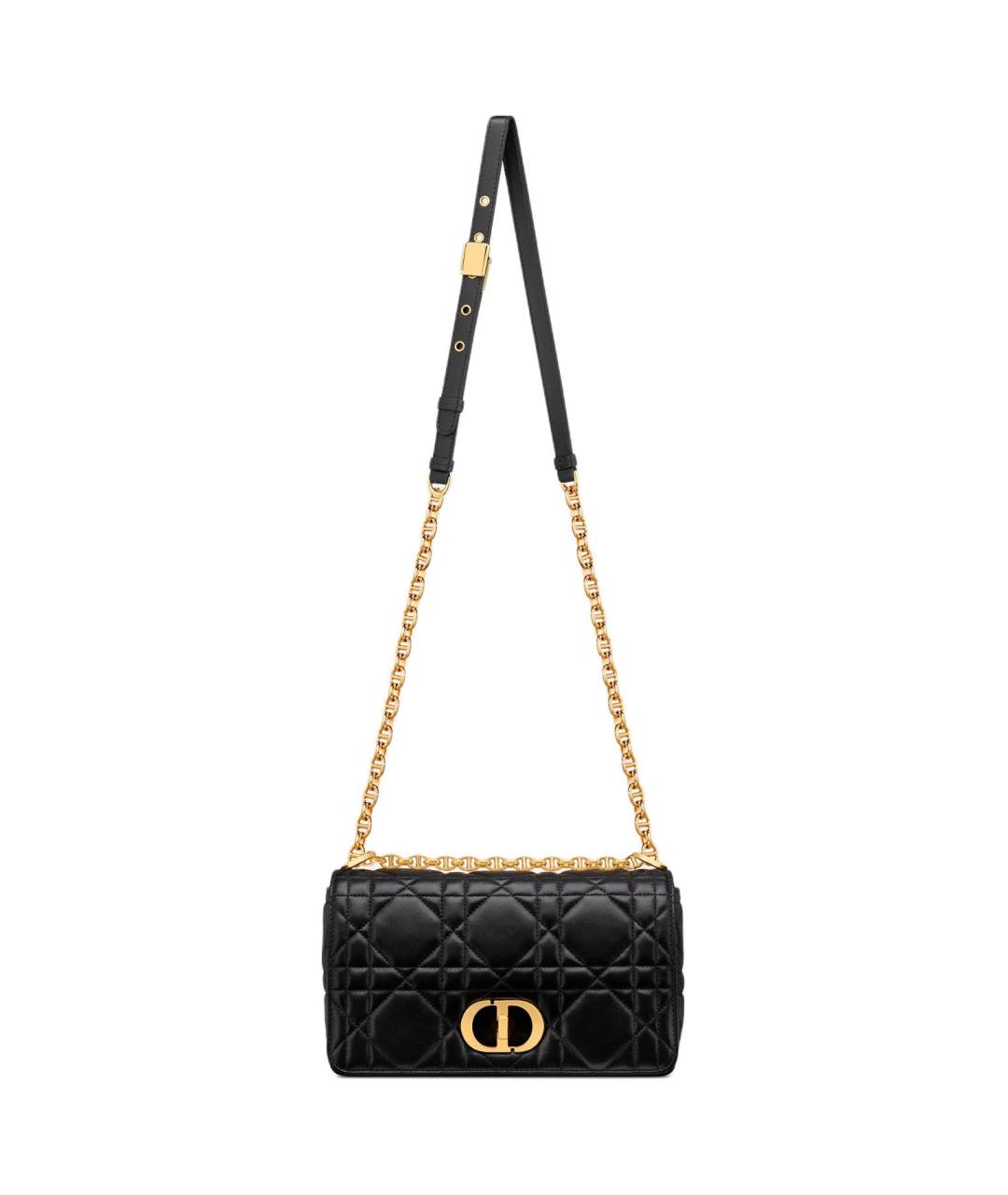 CHRISTIAN DIOR Черная кожаная сумка через плечо, фото 2