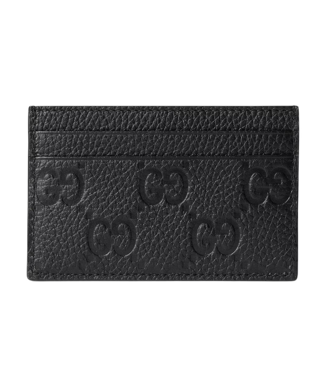 GUCCI Черный кожаный кардхолдер, фото 3