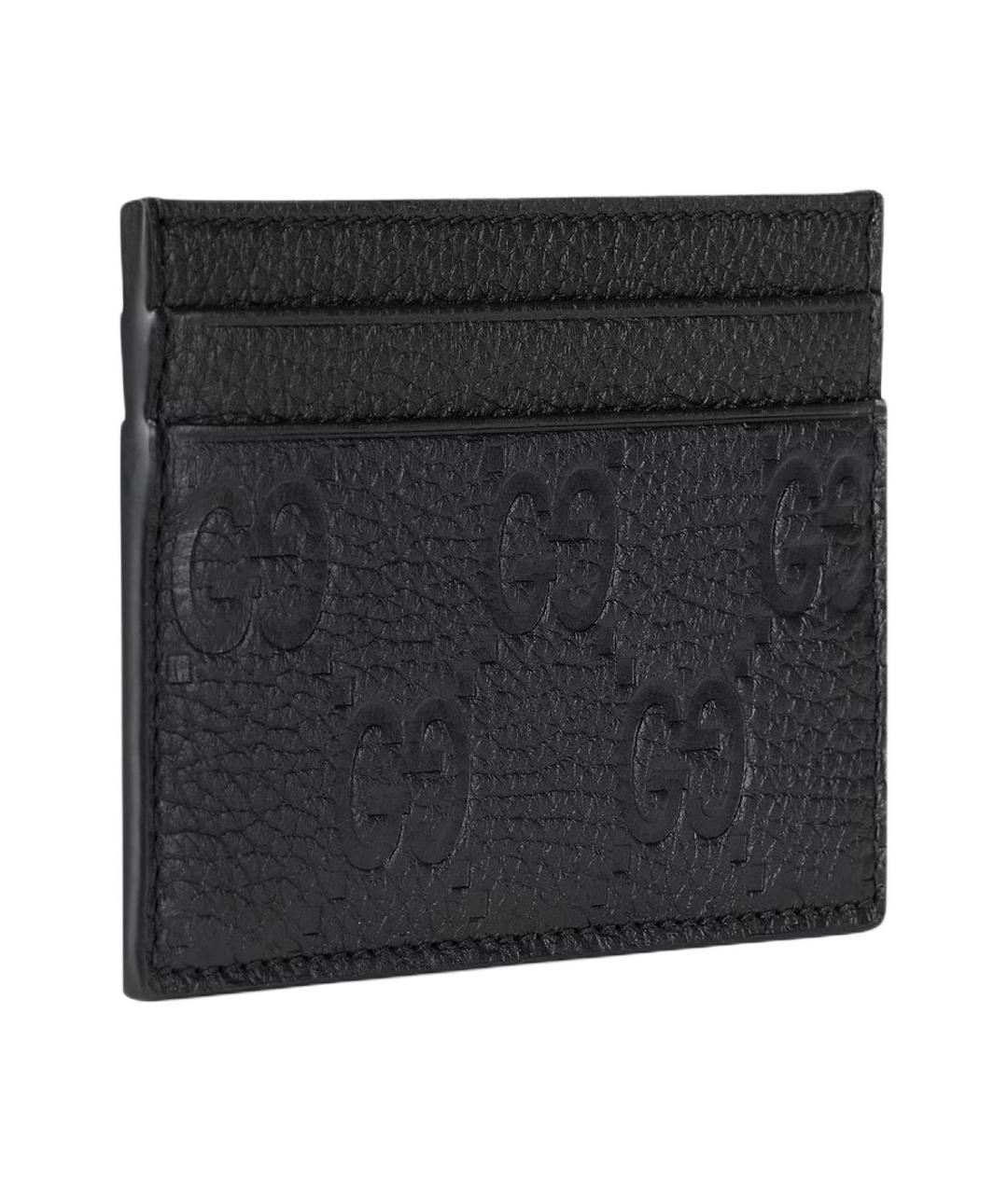 GUCCI Черный кожаный кардхолдер, фото 2