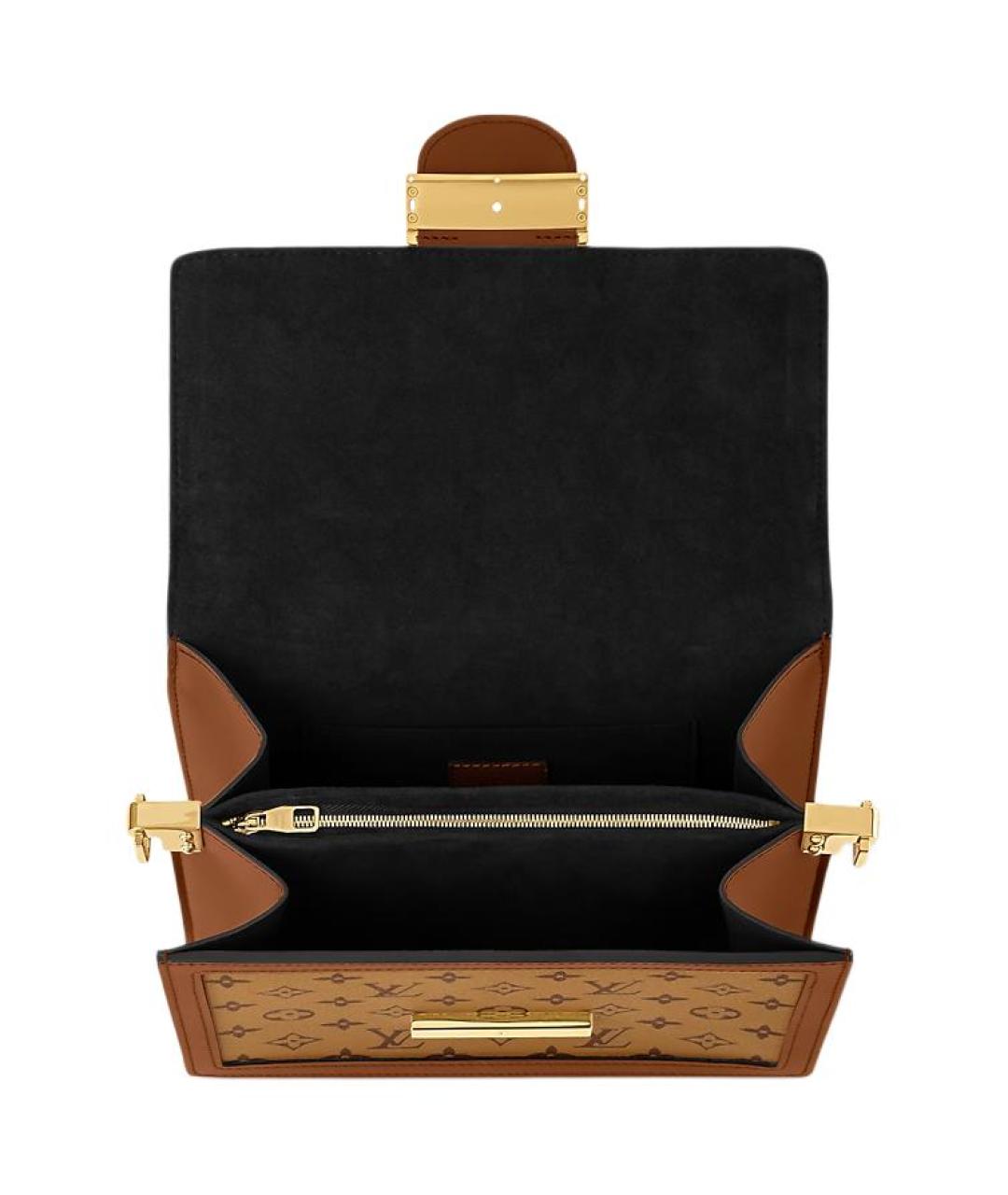 LOUIS VUITTON Коричневая сумка через плечо, фото 6