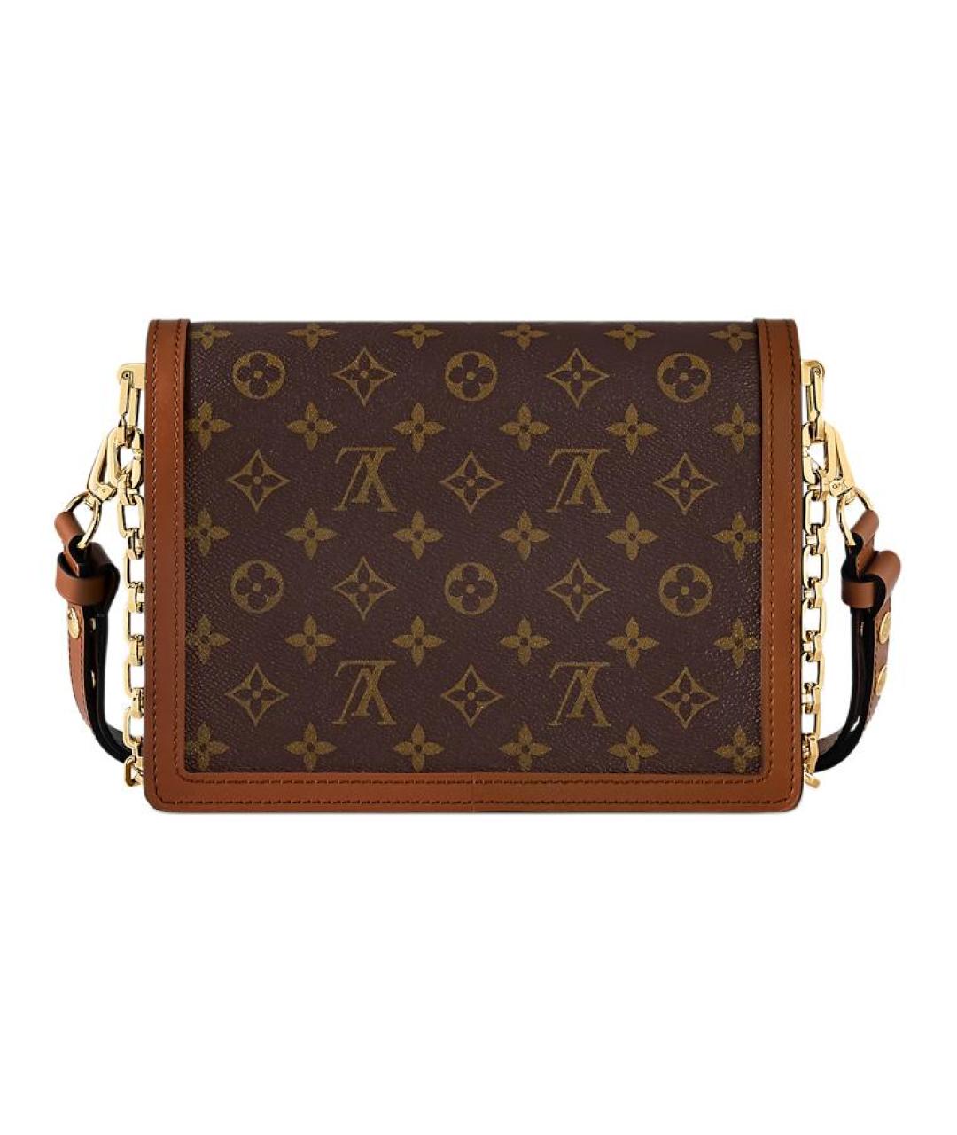 LOUIS VUITTON Коричневая сумка через плечо, фото 3