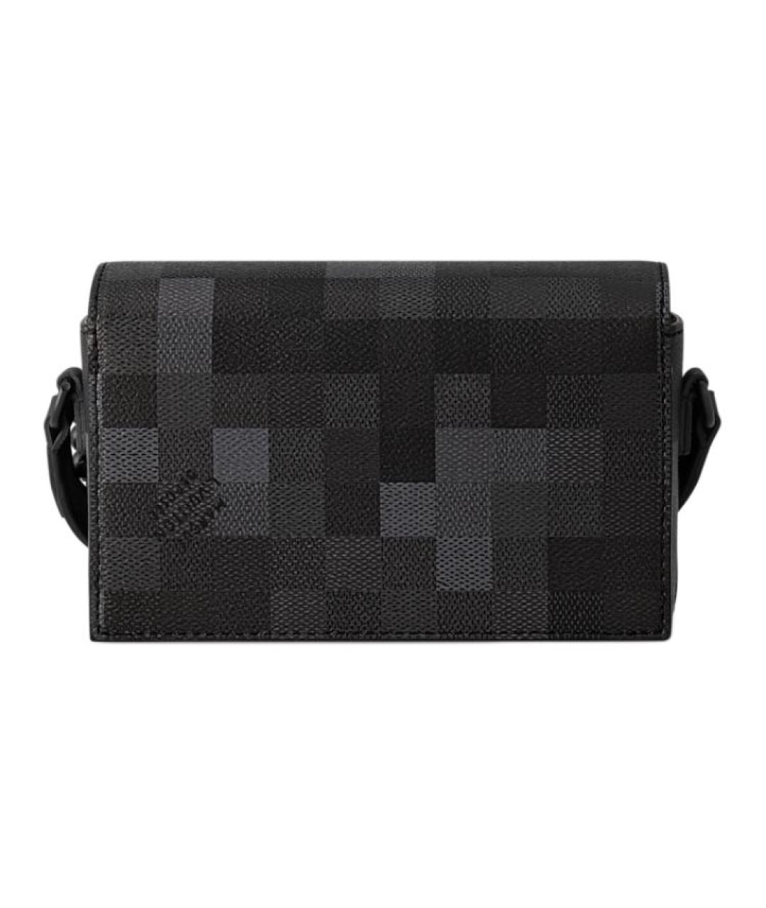 LOUIS VUITTON Черная сумка на плечо, фото 3