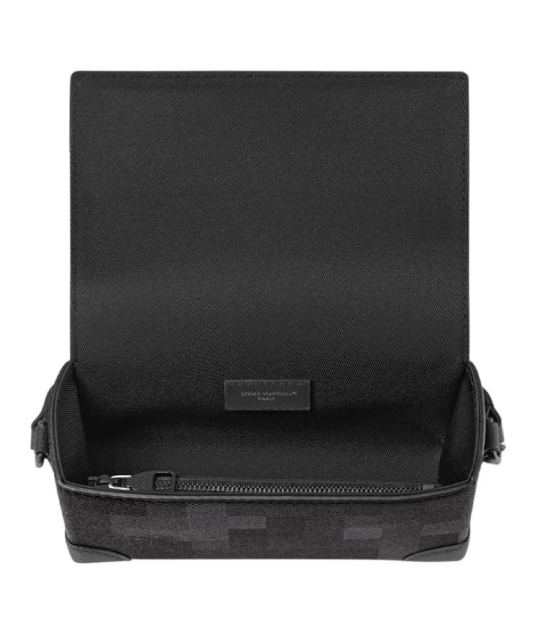 LOUIS VUITTON Черная сумка на плечо, фото 4