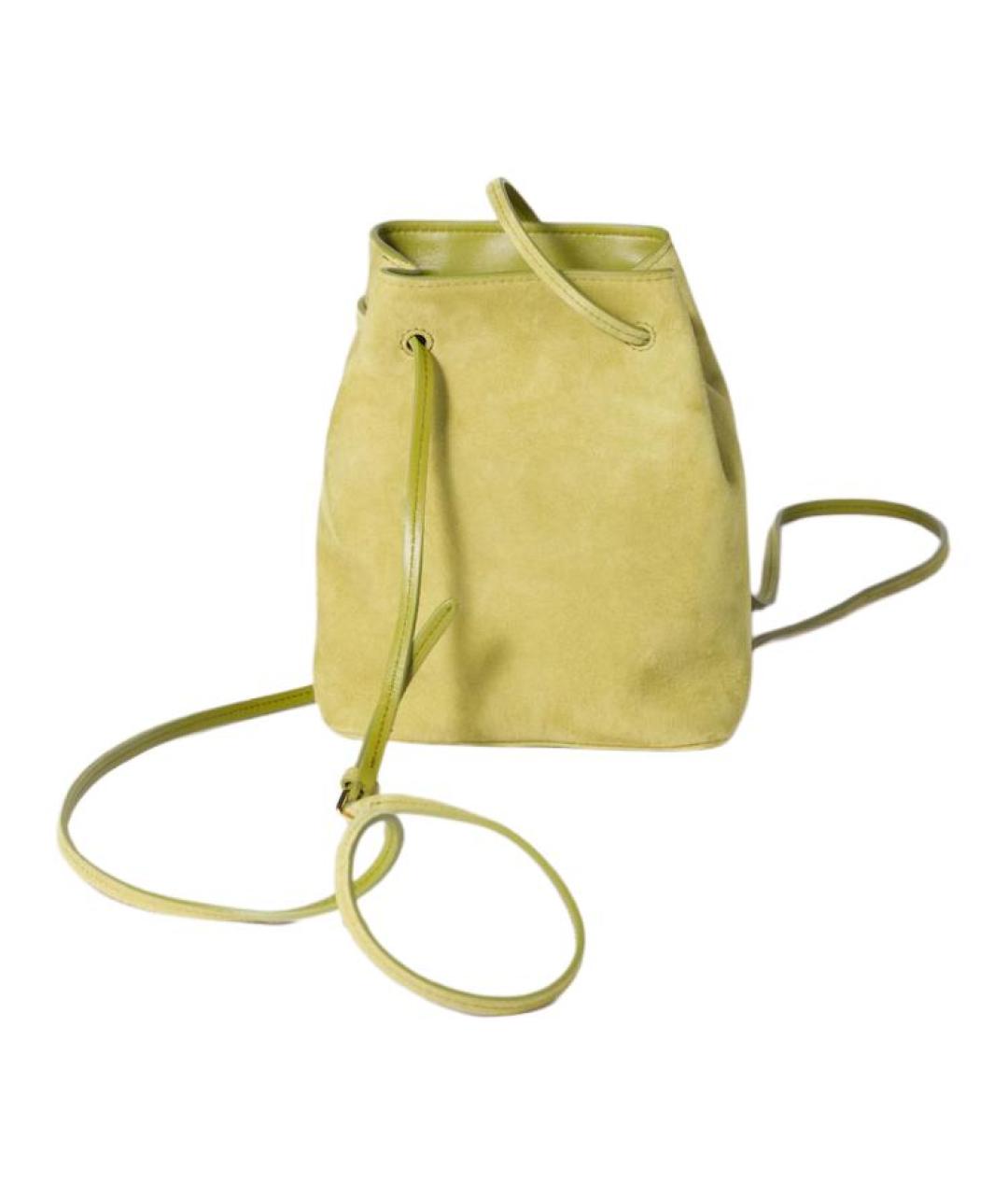 MIU MIU Салатовая замшевая сумка через плечо, фото 3