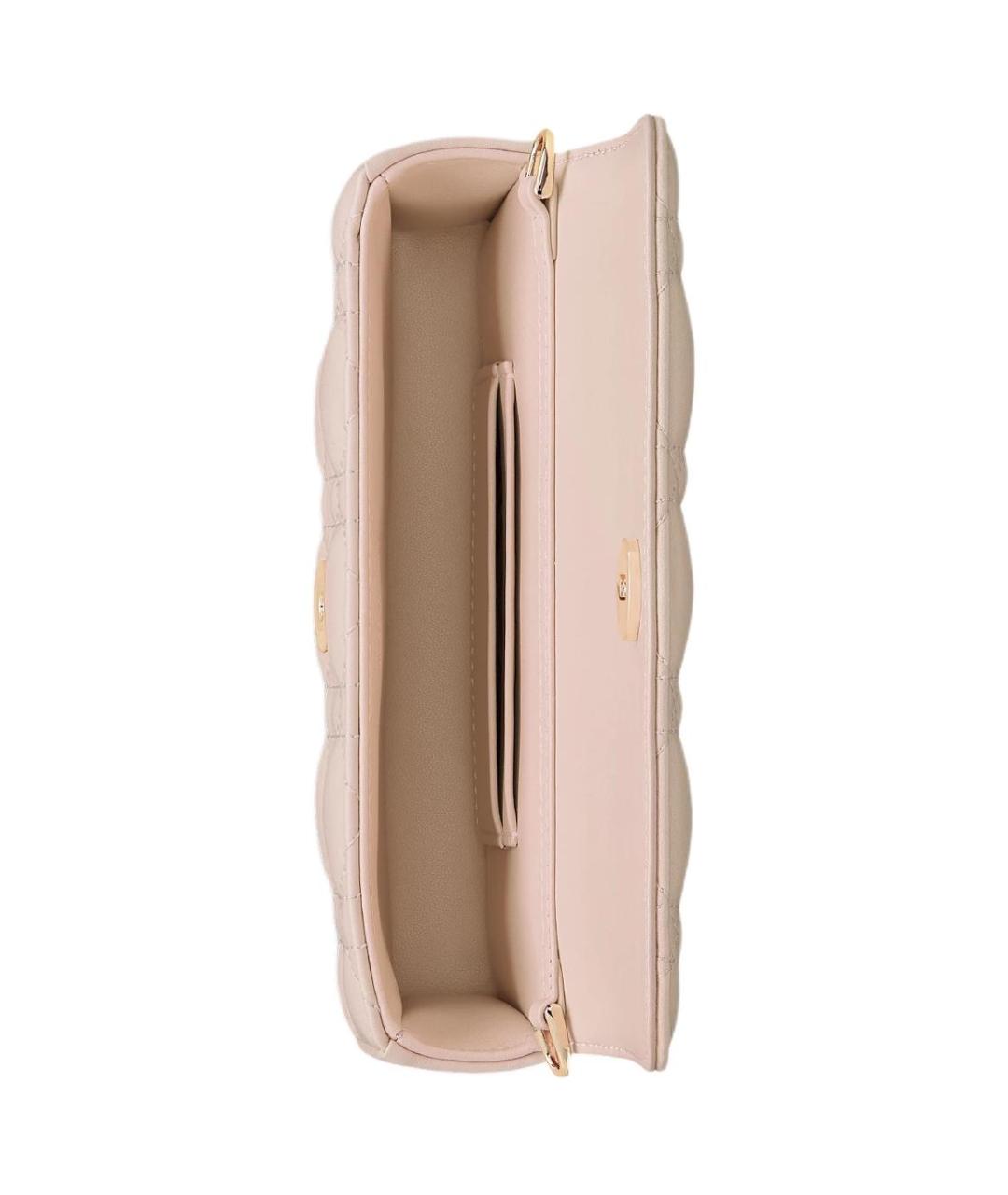 CHRISTIAN DIOR Розовая кожаная сумка через плечо, фото 5