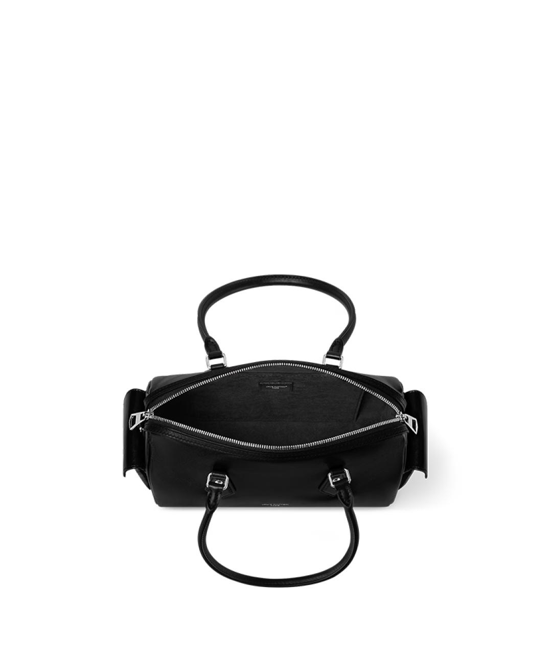 LOUIS VUITTON Черная кожаная сумка через плечо, фото 4