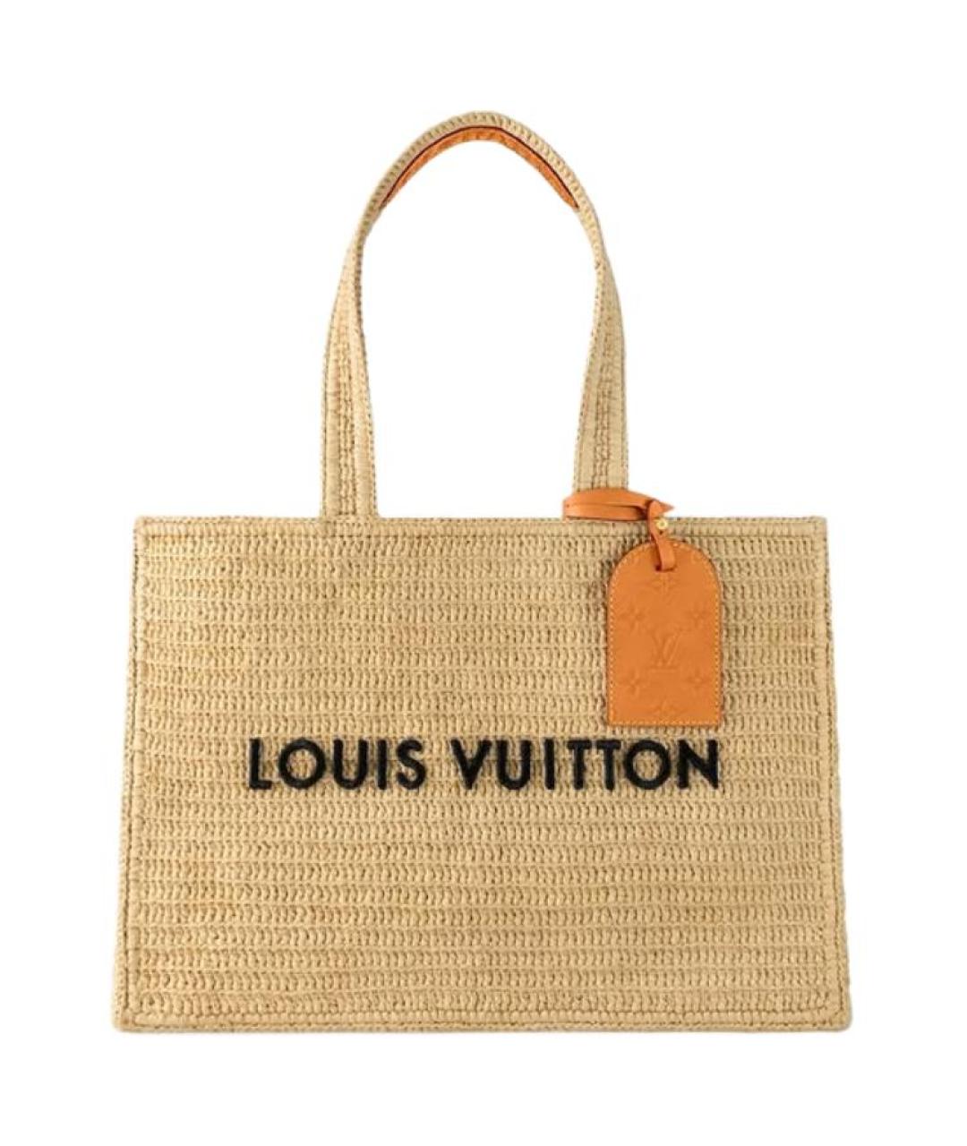 LOUIS VUITTON Бежевая сумка тоут, фото 1
