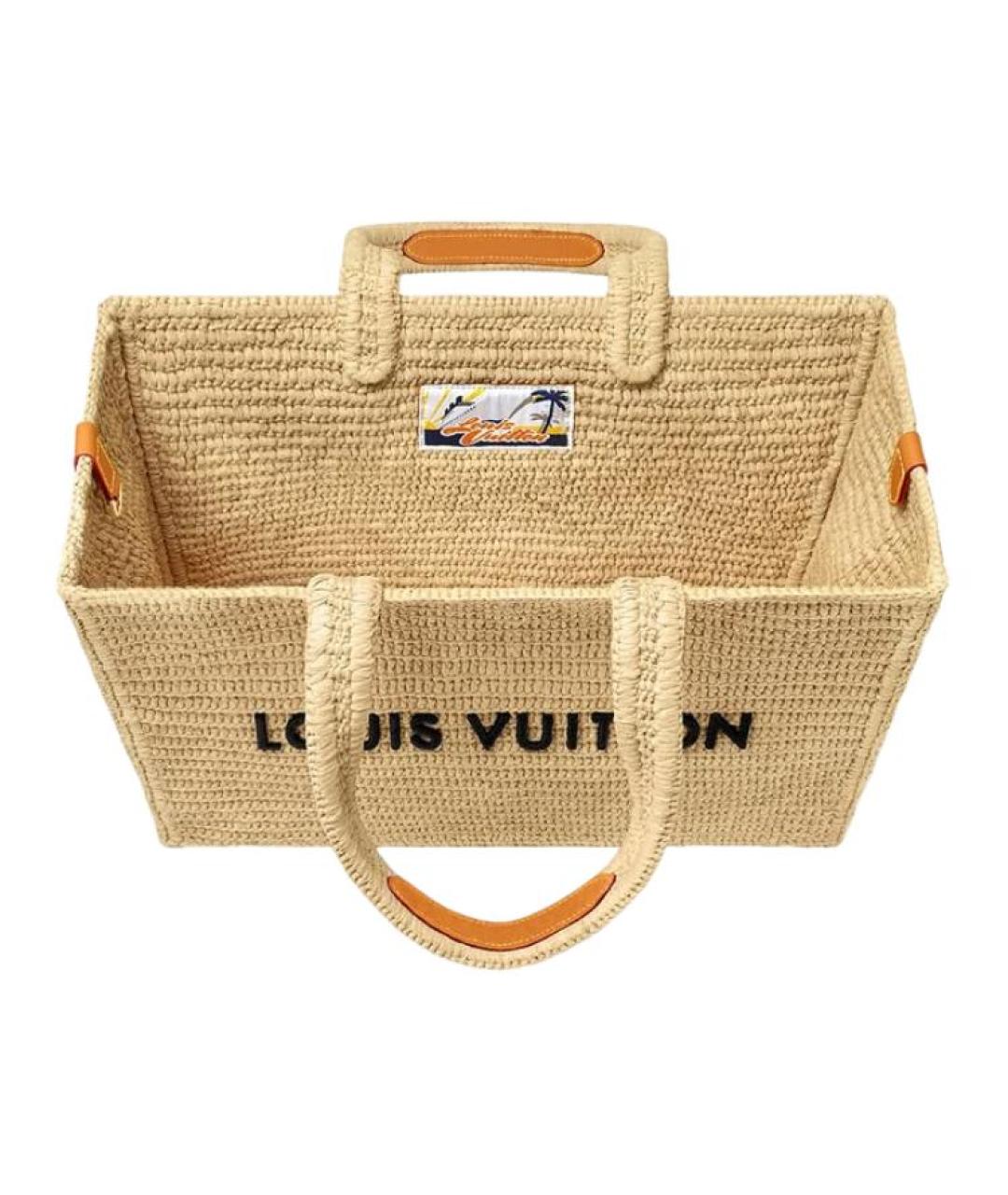 LOUIS VUITTON Бежевая сумка тоут, фото 4