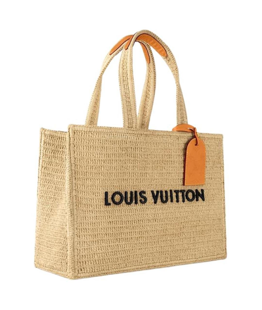 LOUIS VUITTON Бежевая сумка тоут, фото 2