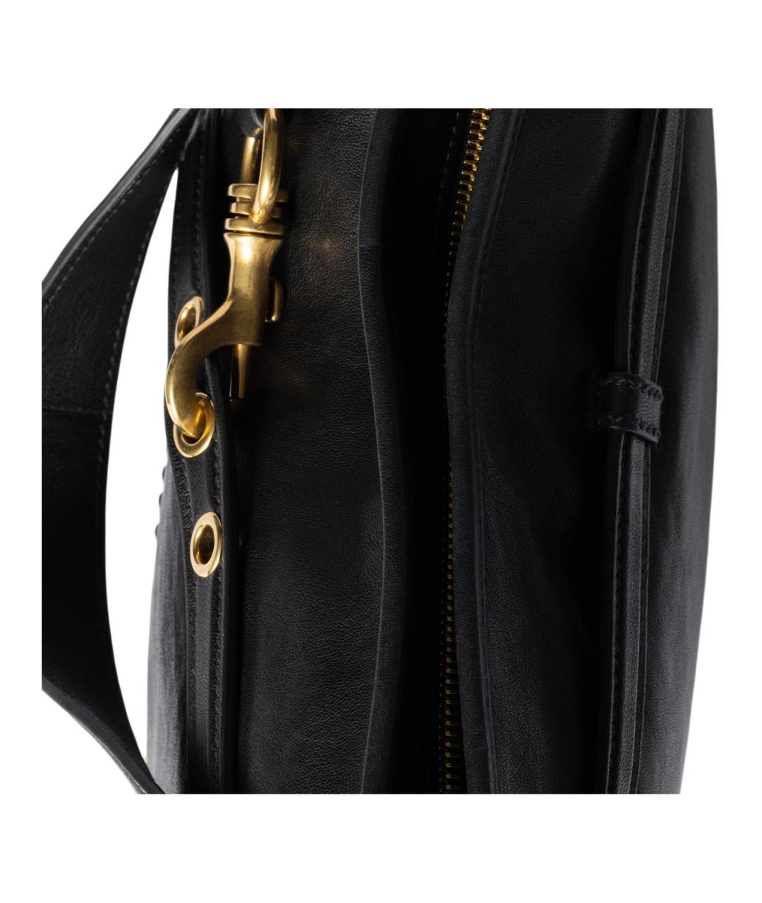 MIU MIU Черная кожаная сумка через плечо, фото 4
