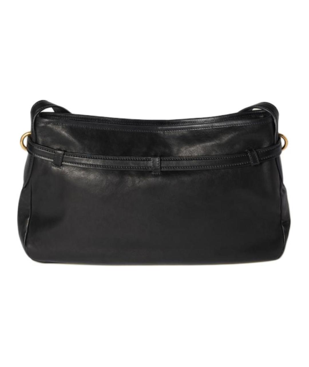 MIU MIU Черная кожаная сумка через плечо, фото 3