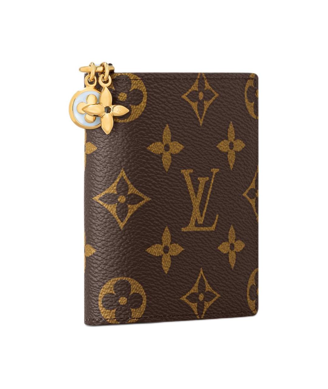 LOUIS VUITTON Коричневый кошелек, фото 2