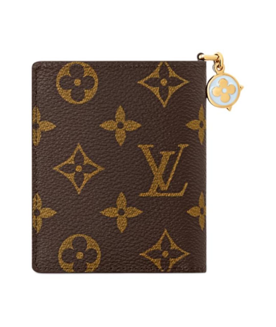 LOUIS VUITTON Коричневый кошелек, фото 3