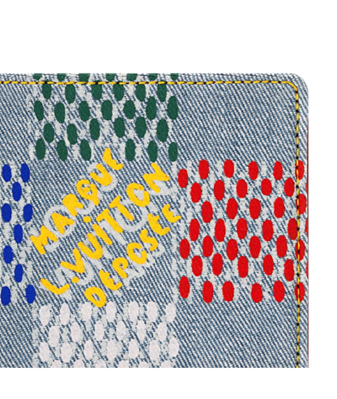 LOUIS VUITTON Голубой кошелек, фото 5