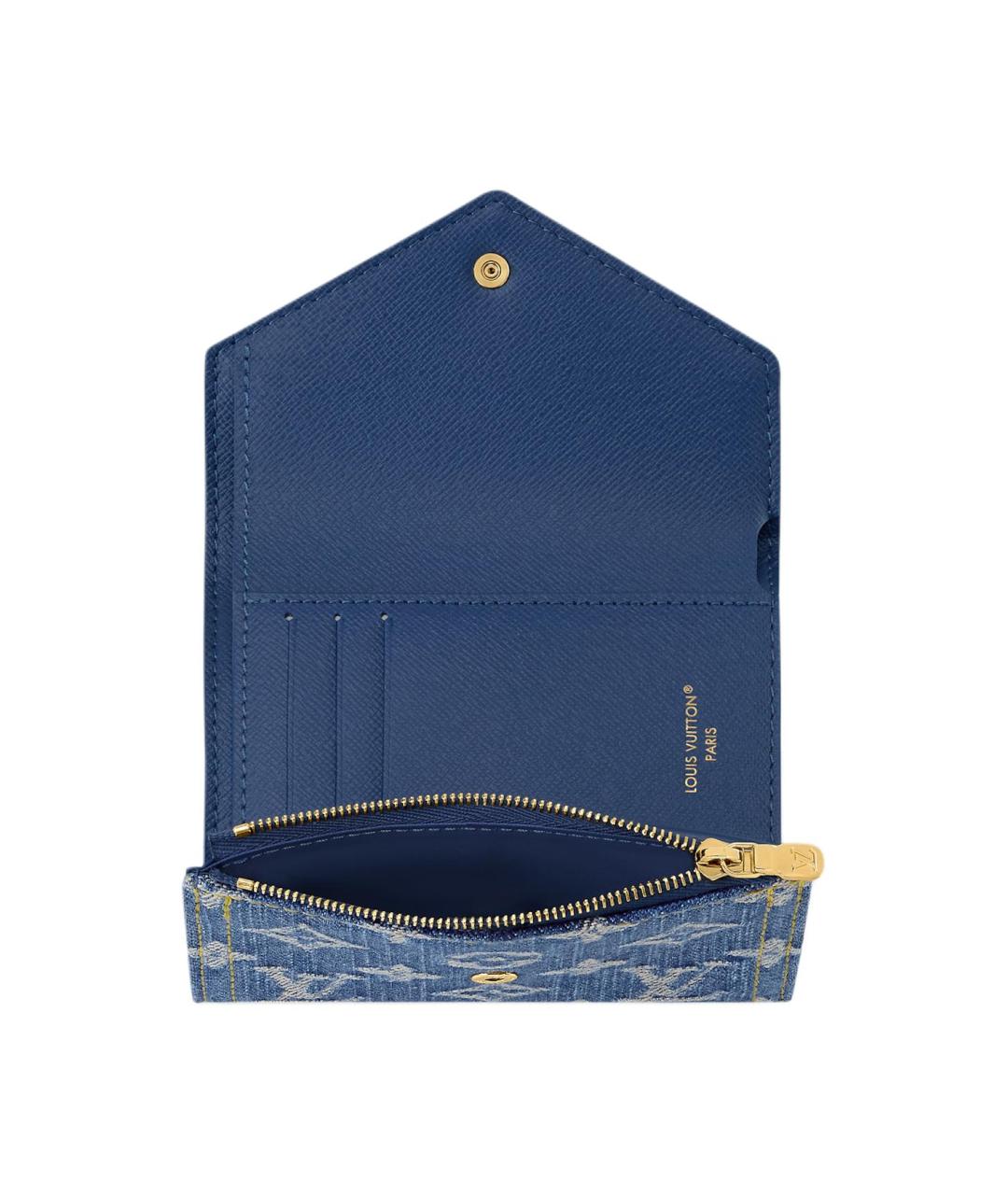 LOUIS VUITTON Синий кошелек, фото 4