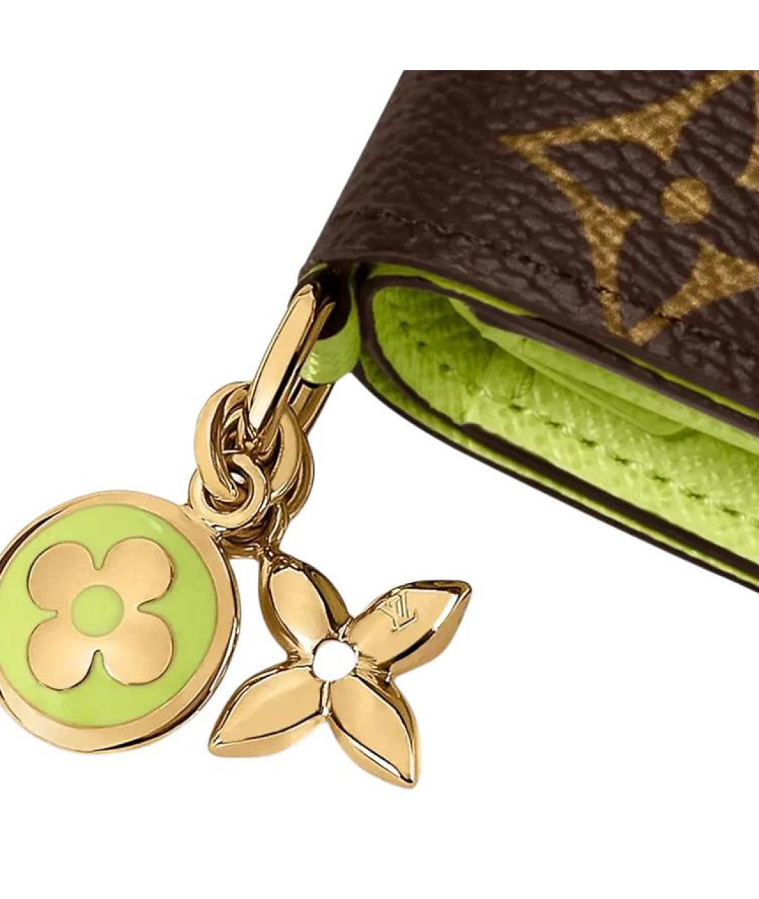 LOUIS VUITTON Коричневый кошелек, фото 5