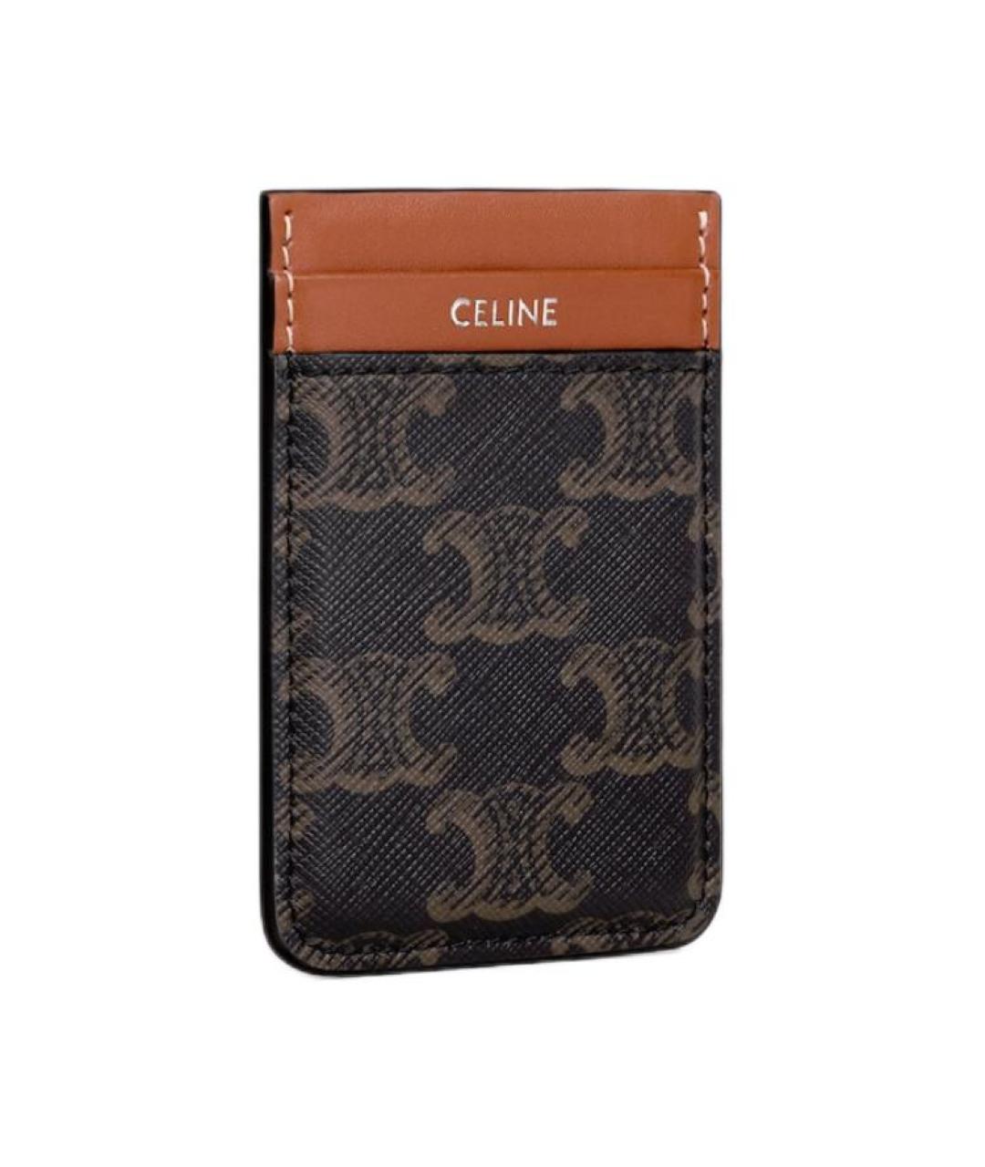 CELINE Коричневый кардхолдер, фото 2