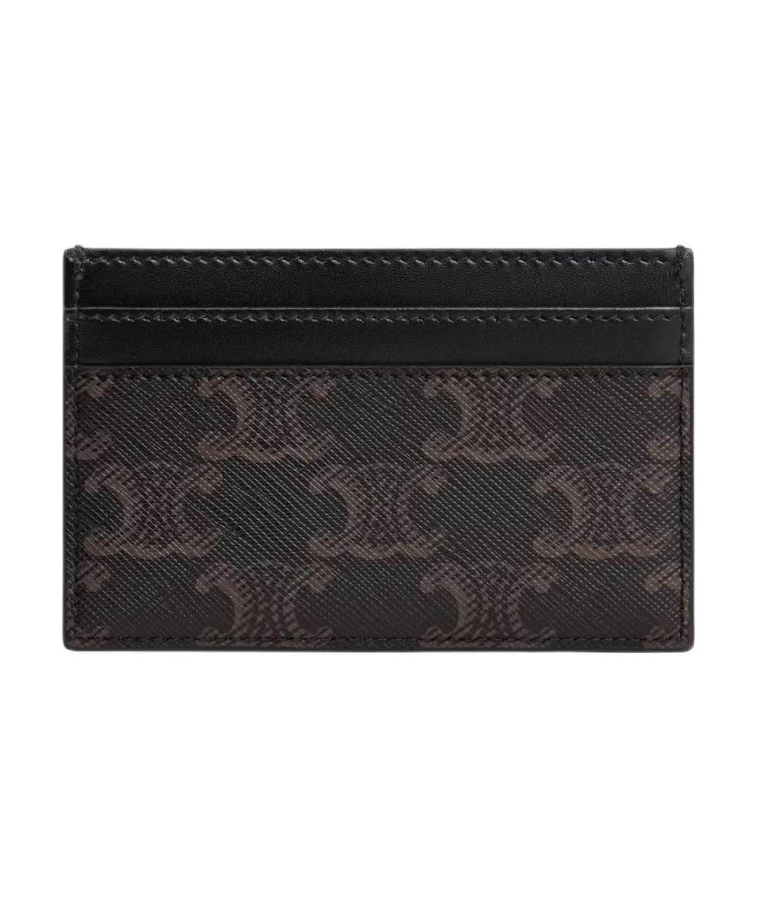 CELINE Коричневый кардхолдер, фото 3