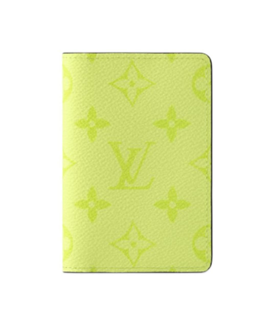 LOUIS VUITTON Салатовый кардхолдер, фото 1