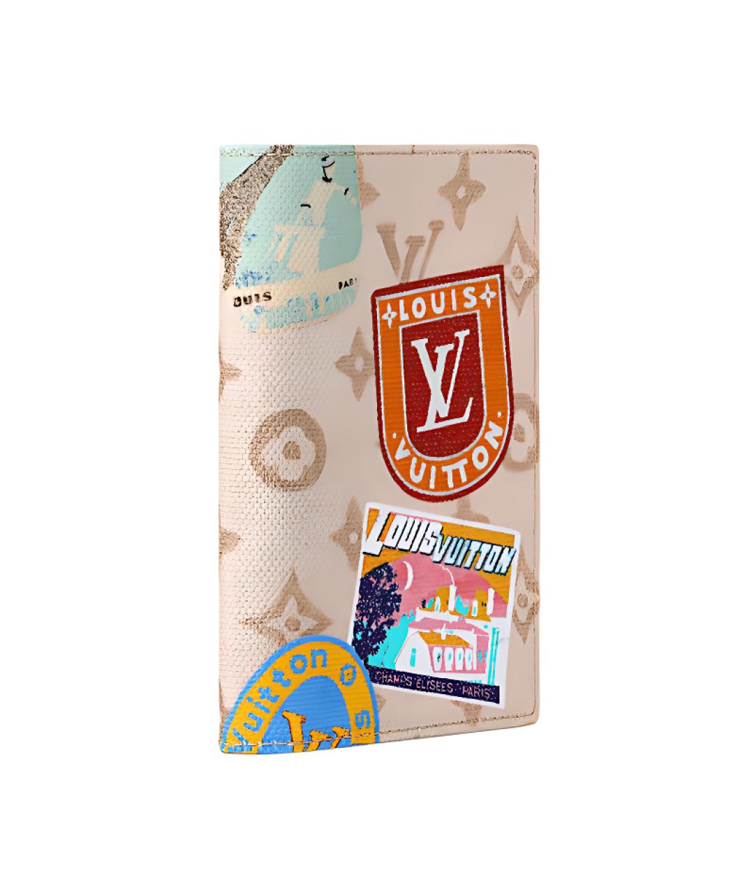 LOUIS VUITTON Бежевый кардхолдер, фото 2