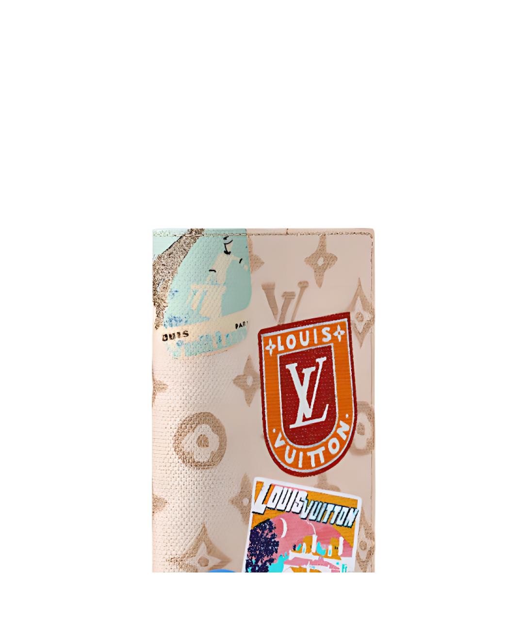 LOUIS VUITTON Бежевый кардхолдер, фото 5