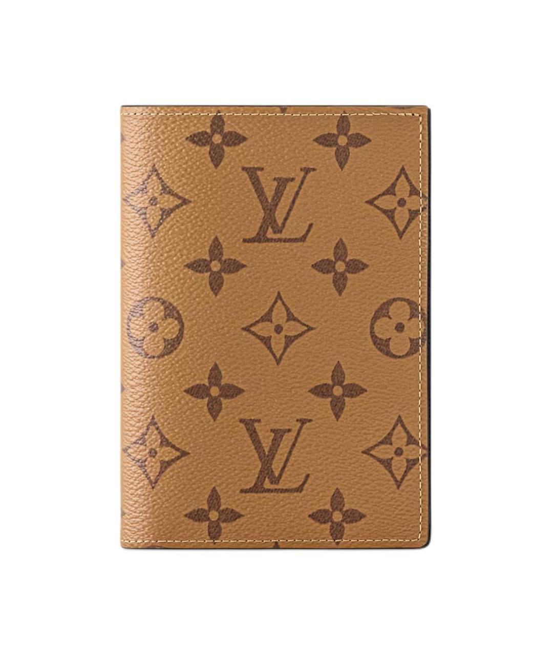 LOUIS VUITTON Коричневый кардхолдер, фото 1
