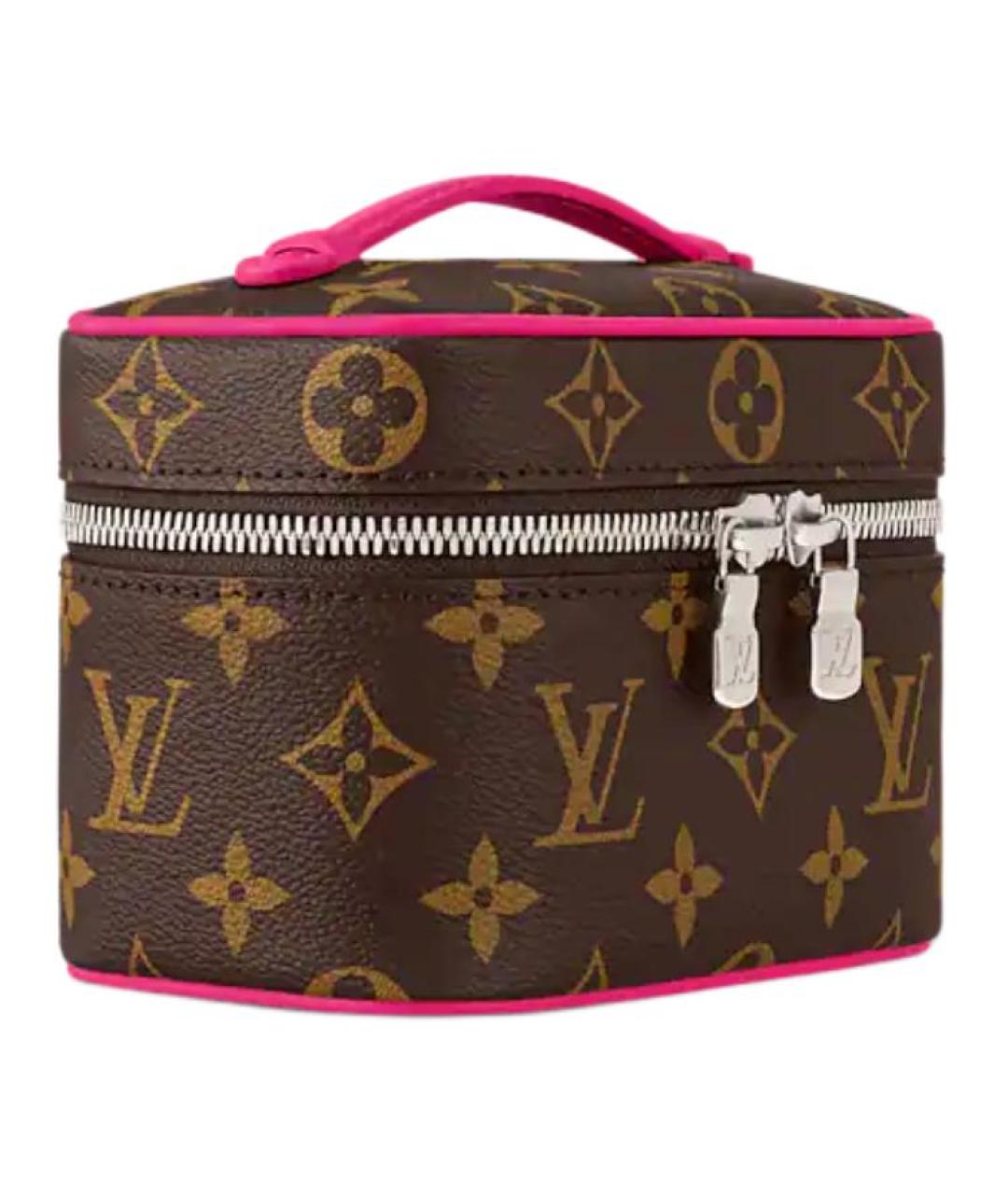 LOUIS VUITTON Коричневая косметичка, фото 2