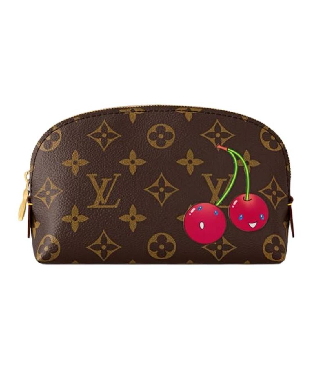 LOUIS VUITTON Коричневая косметичка, фото 1