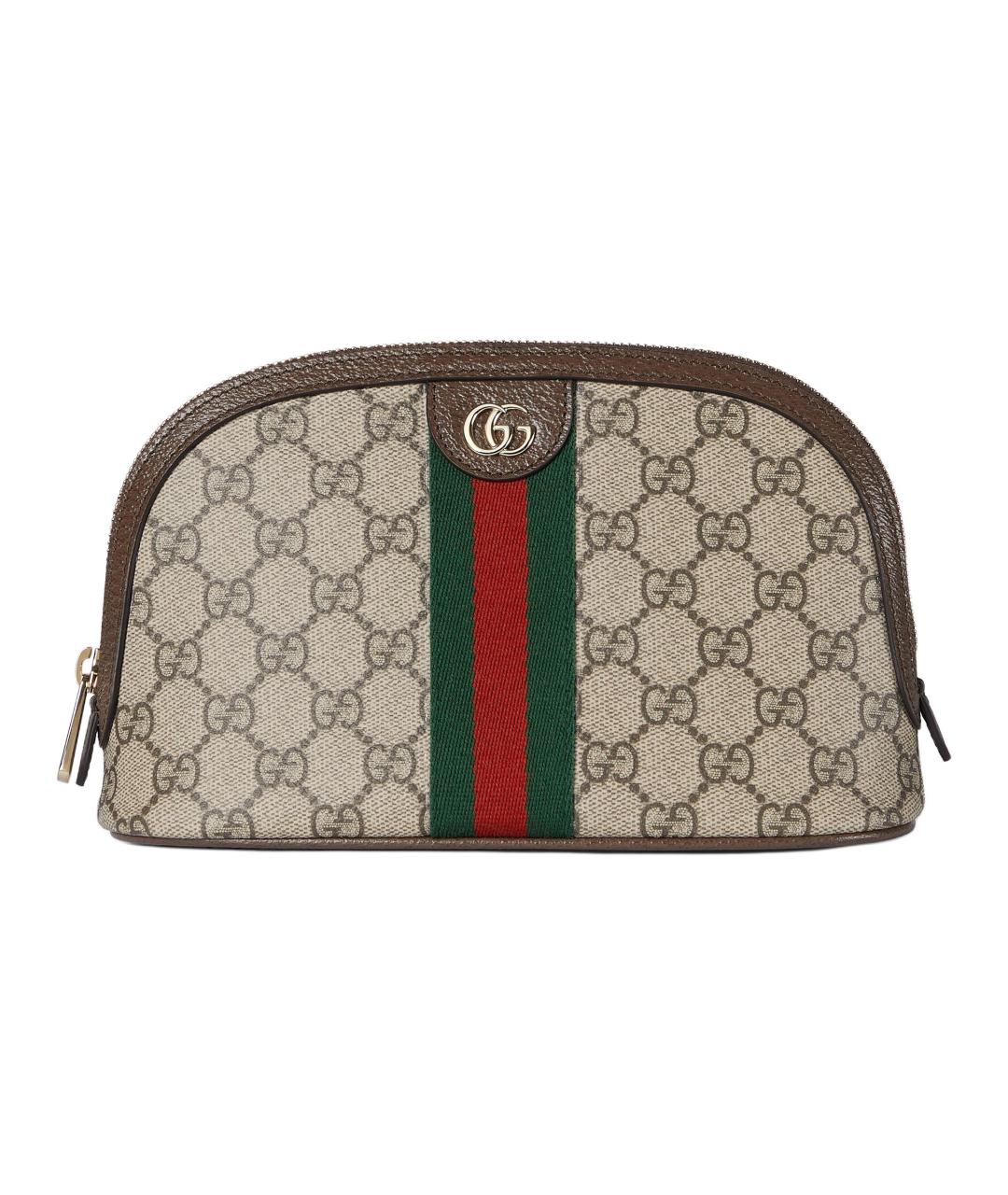 GUCCI Бежевая косметичка, фото 1