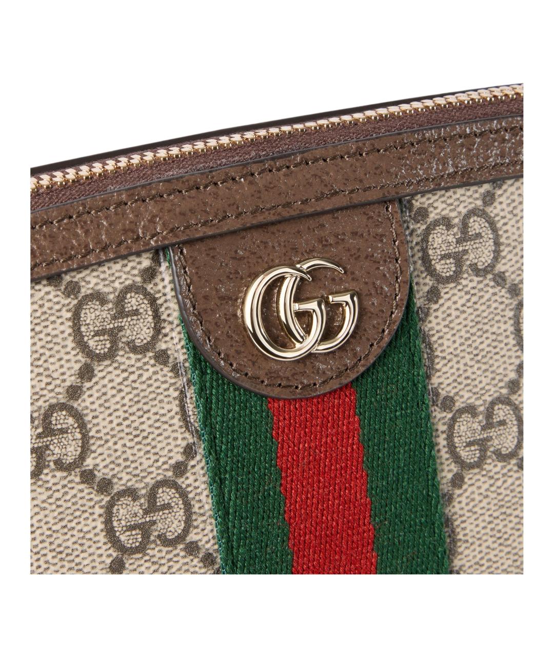 GUCCI Бежевая косметичка, фото 6