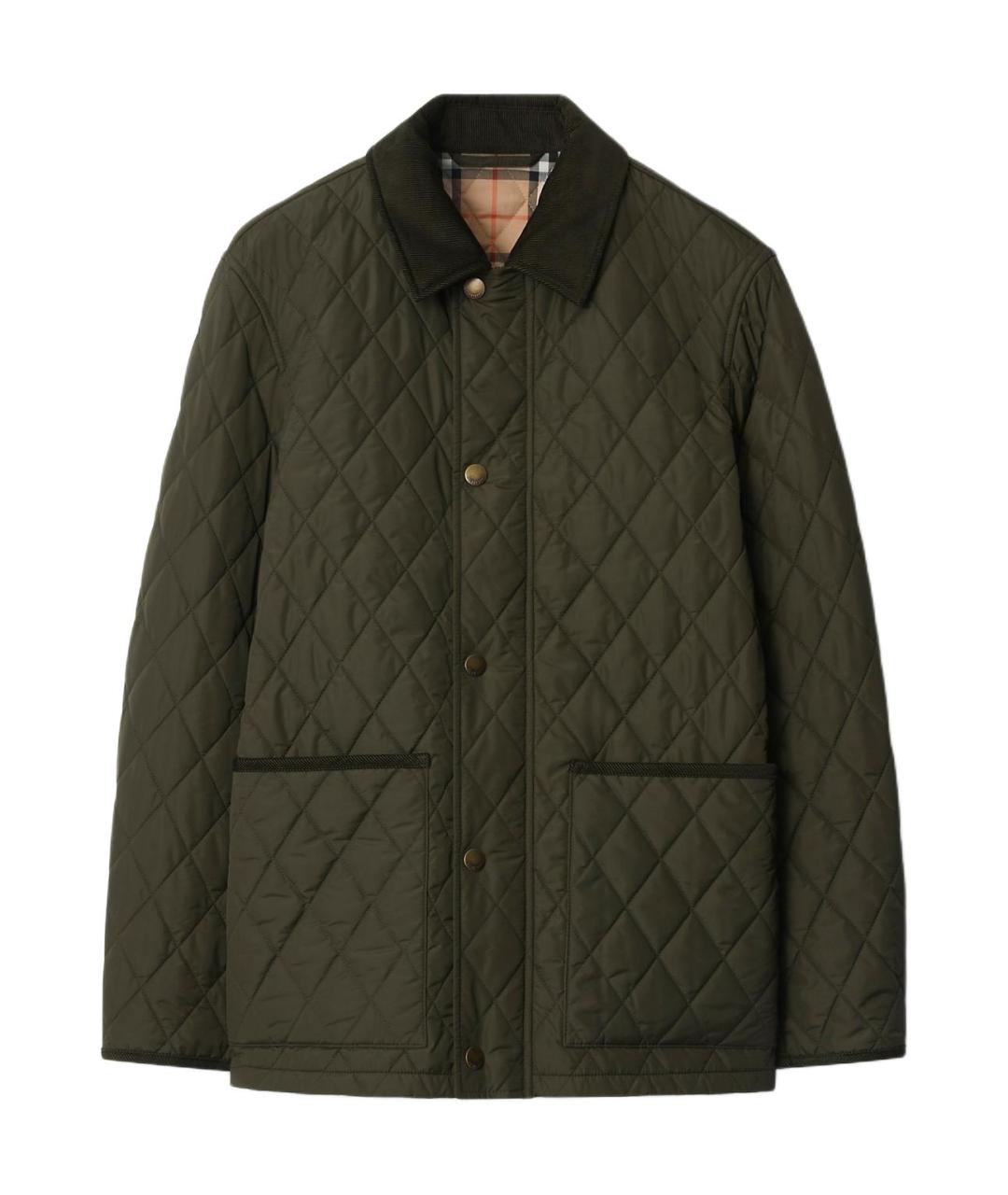 BURBERRY Хаки пуховик, фото 1