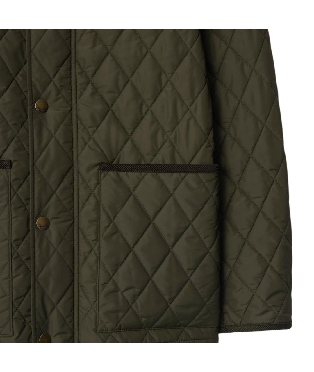 BURBERRY Хаки пуховик, фото 3