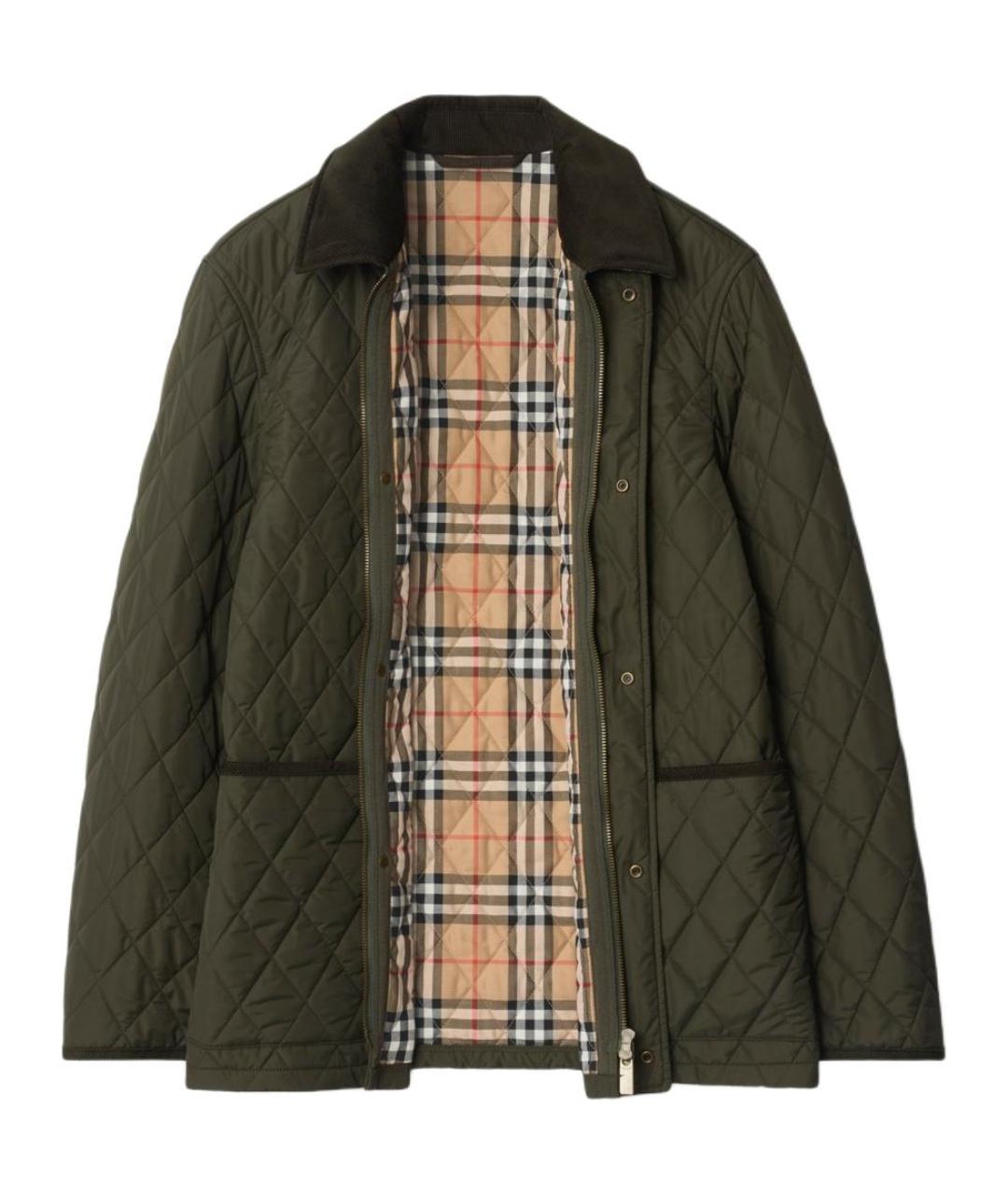 BURBERRY Хаки пуховик, фото 2