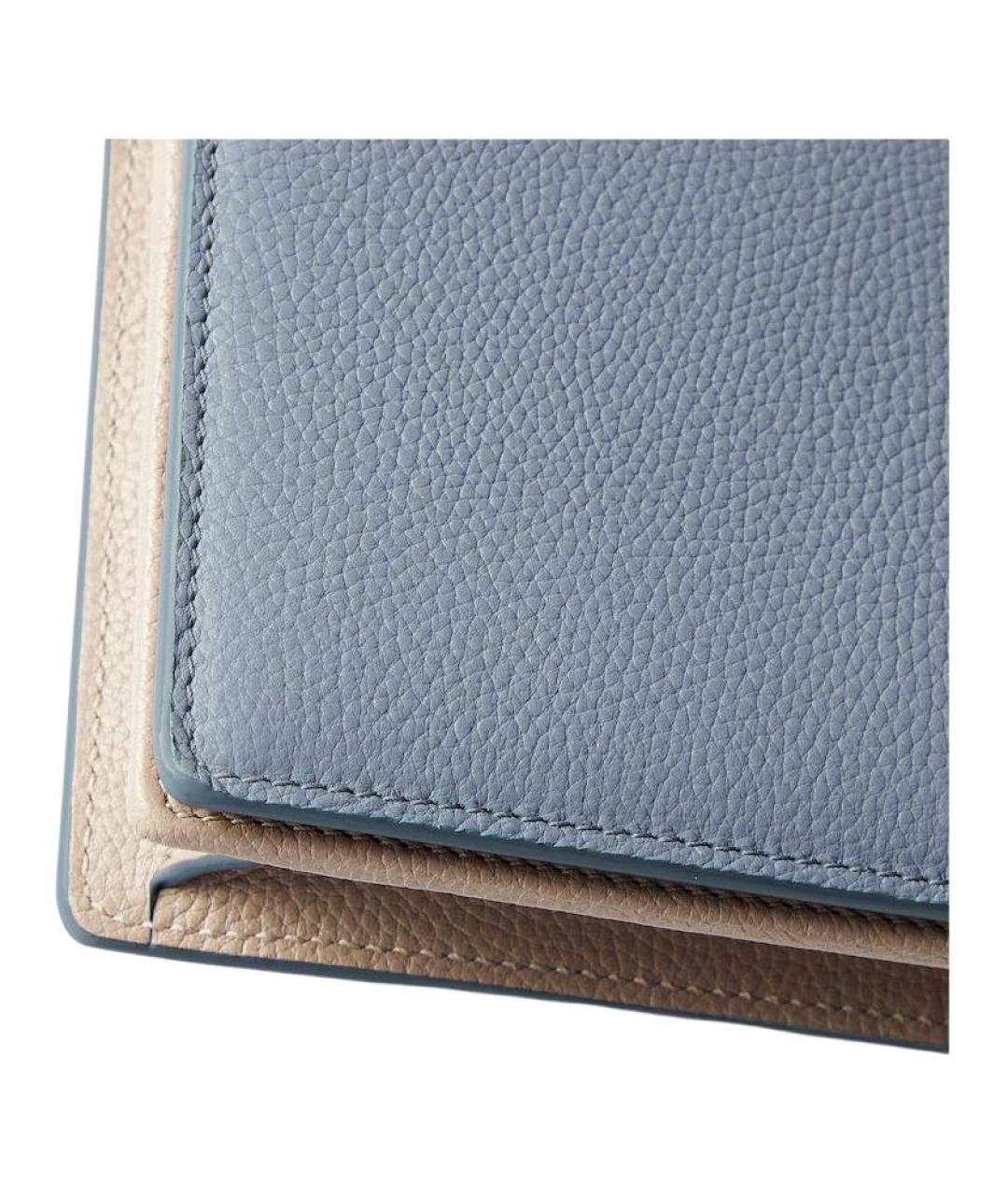 GUCCI Голубая кожаная сумка через плечо, фото 6