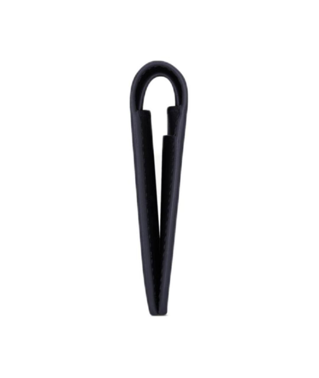 SAINT LAURENT Темно-синий кожаный кошелек, фото 2