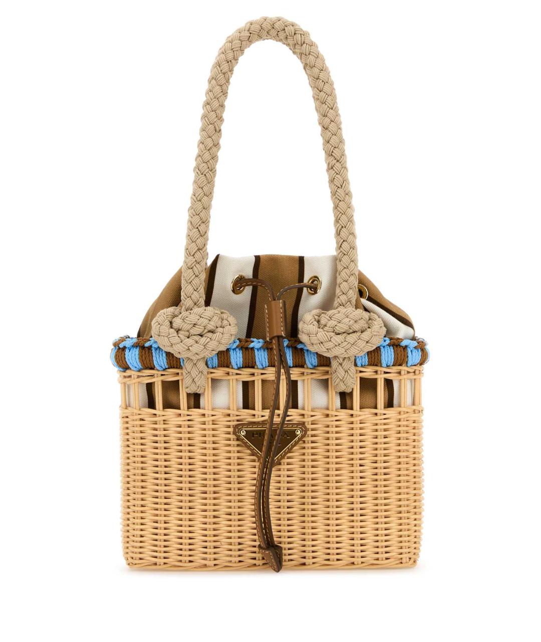 PRADA Бежевая сумка с короткими ручками, фото 1