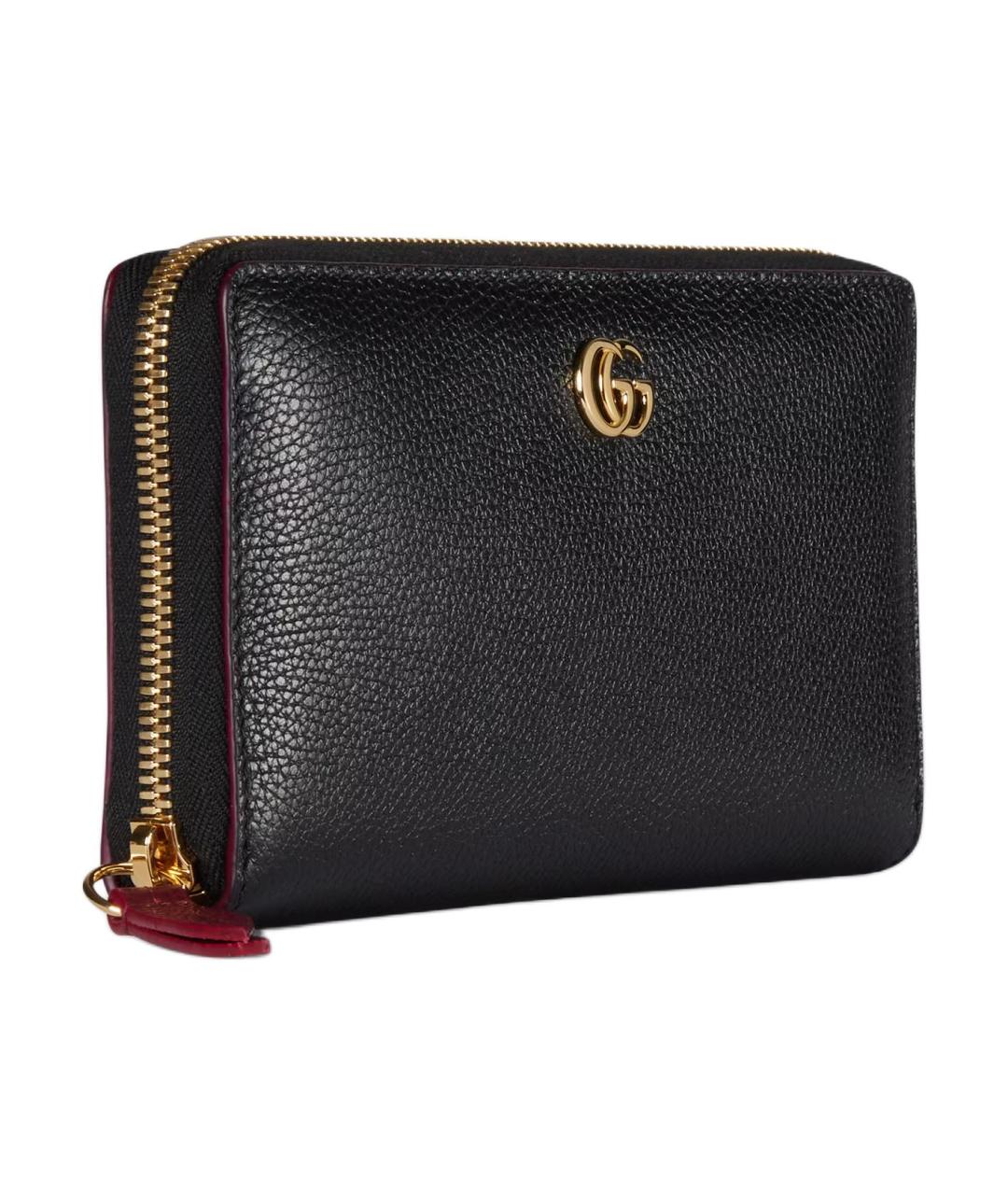 GUCCI Черный кожаный кошелек, фото 2