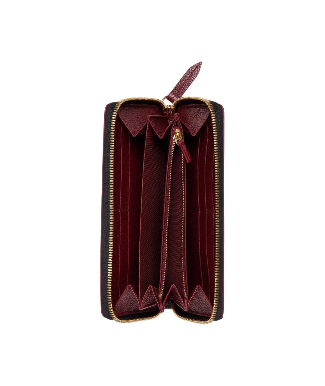 GUCCI Черный кожаный кошелек, фото 3