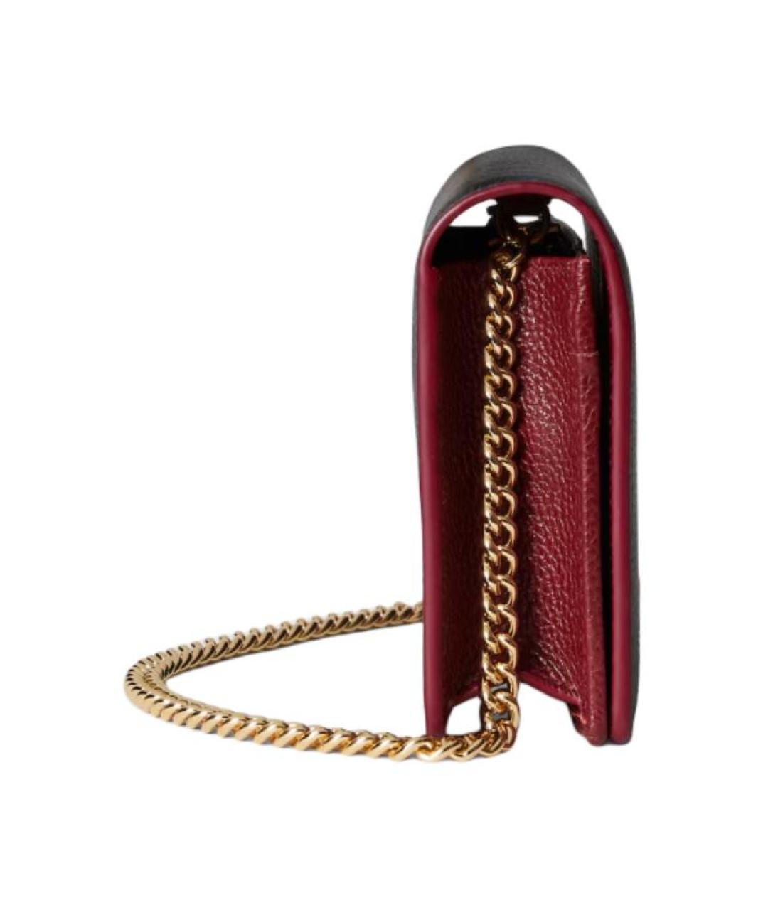 GUCCI Черная кожаная сумка через плечо, фото 3