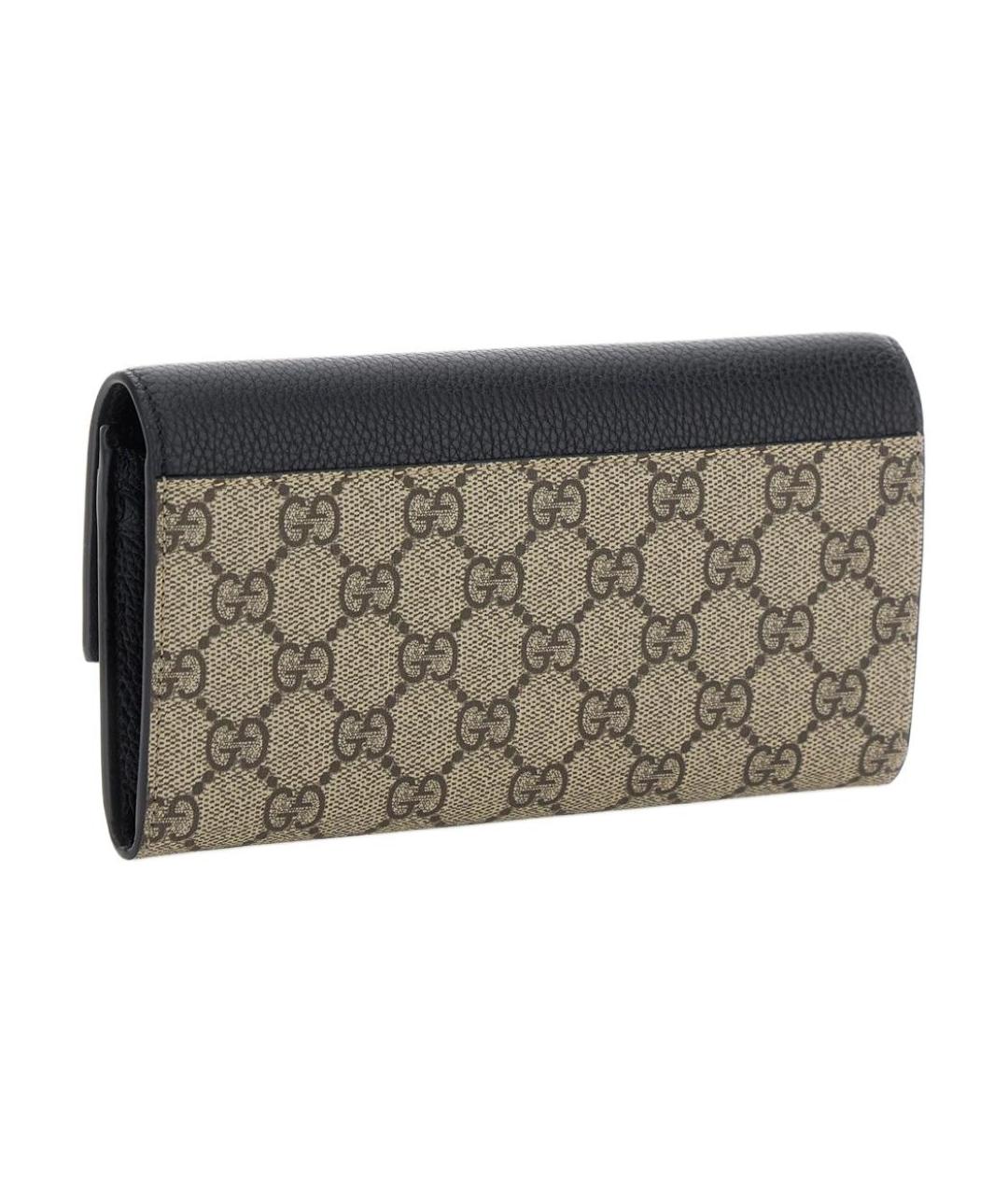 GUCCI Черный кожаный кошелек, фото 4