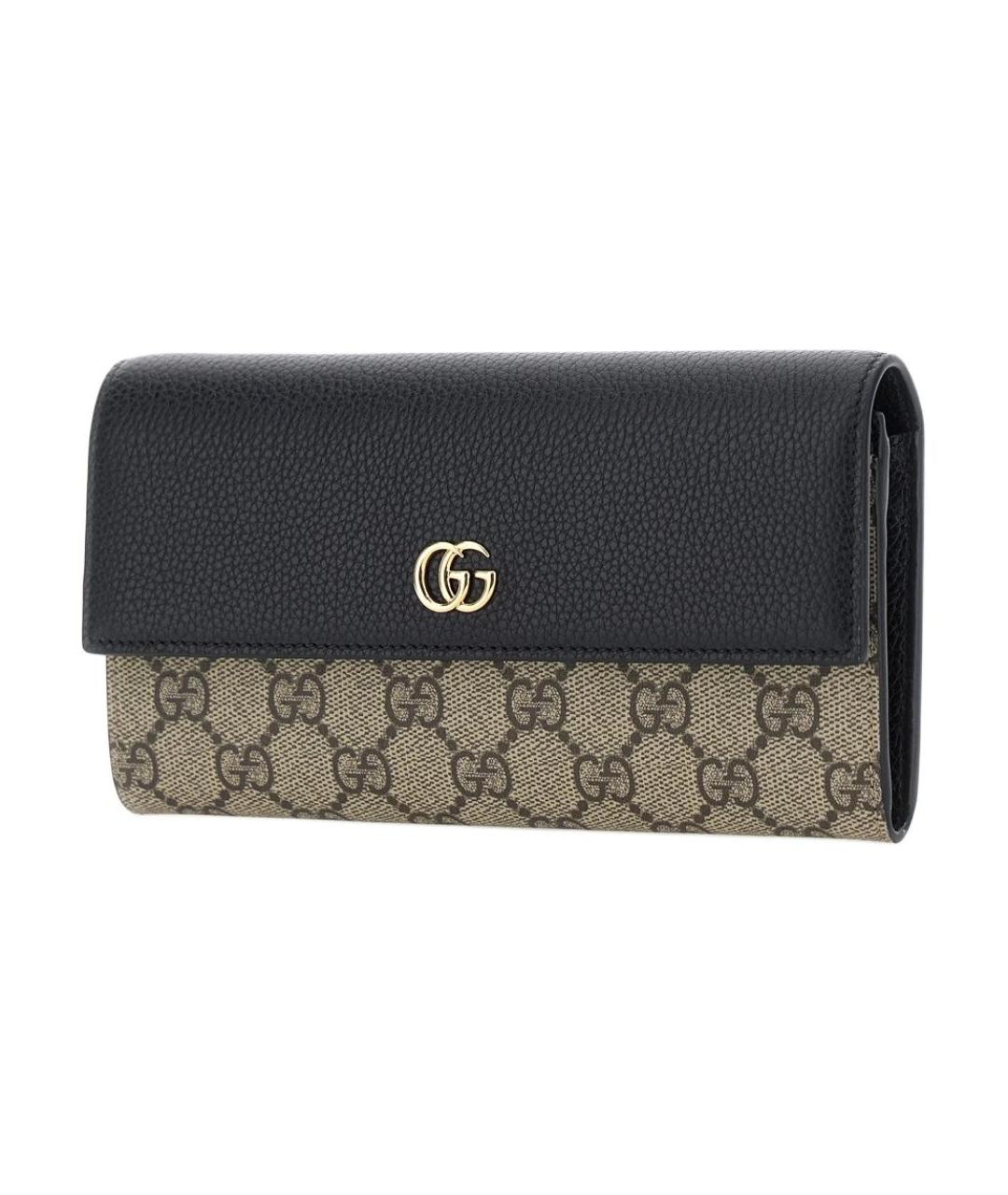 GUCCI Черный кожаный кошелек, фото 2