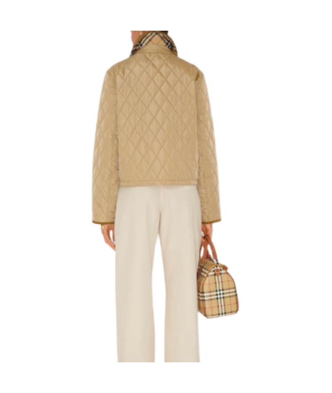 BURBERRY Бежевая куртка, фото 4