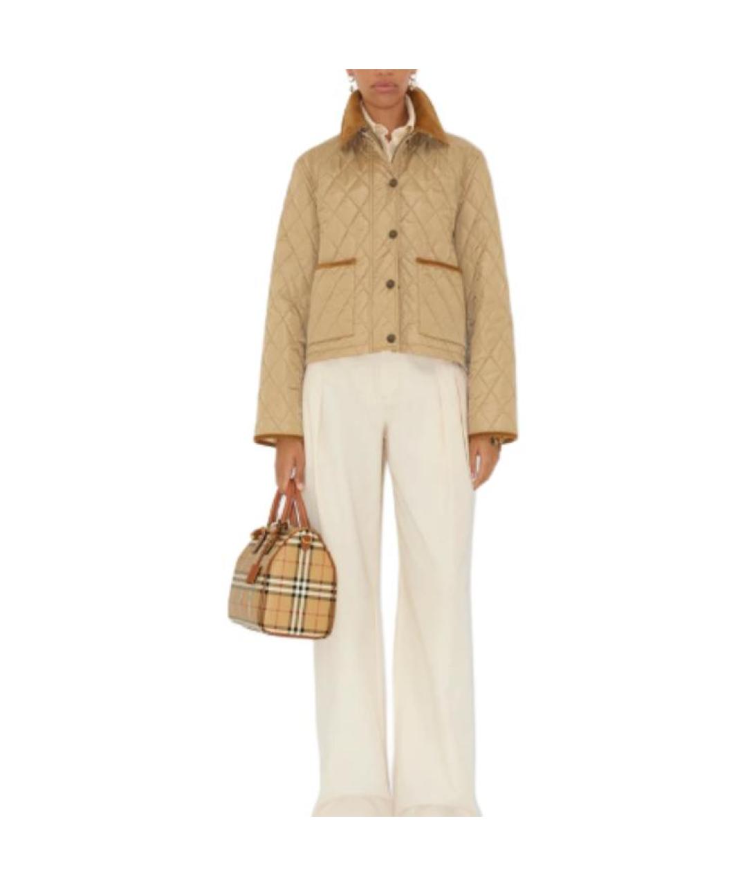 BURBERRY Бежевая куртка, фото 2
